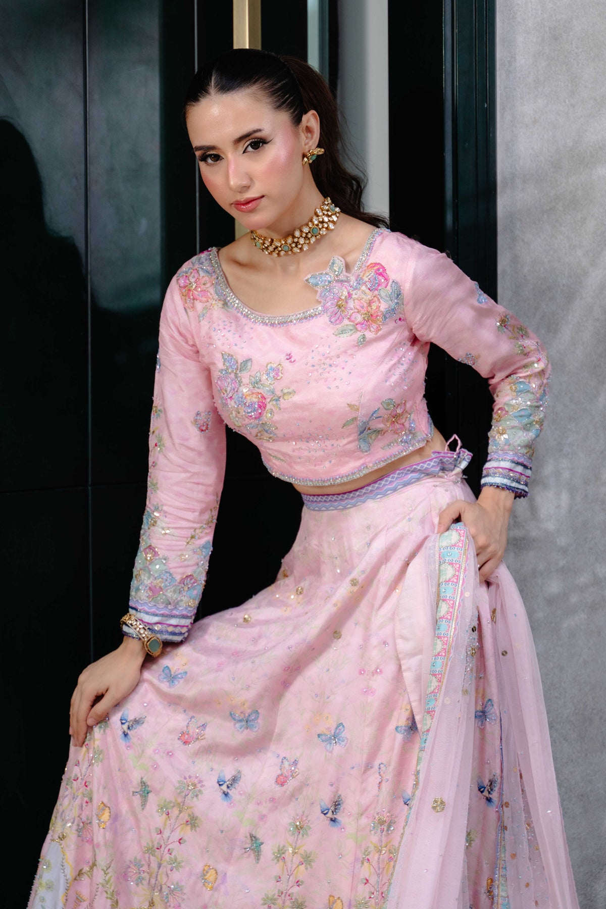 Papillon Lehenga — 2