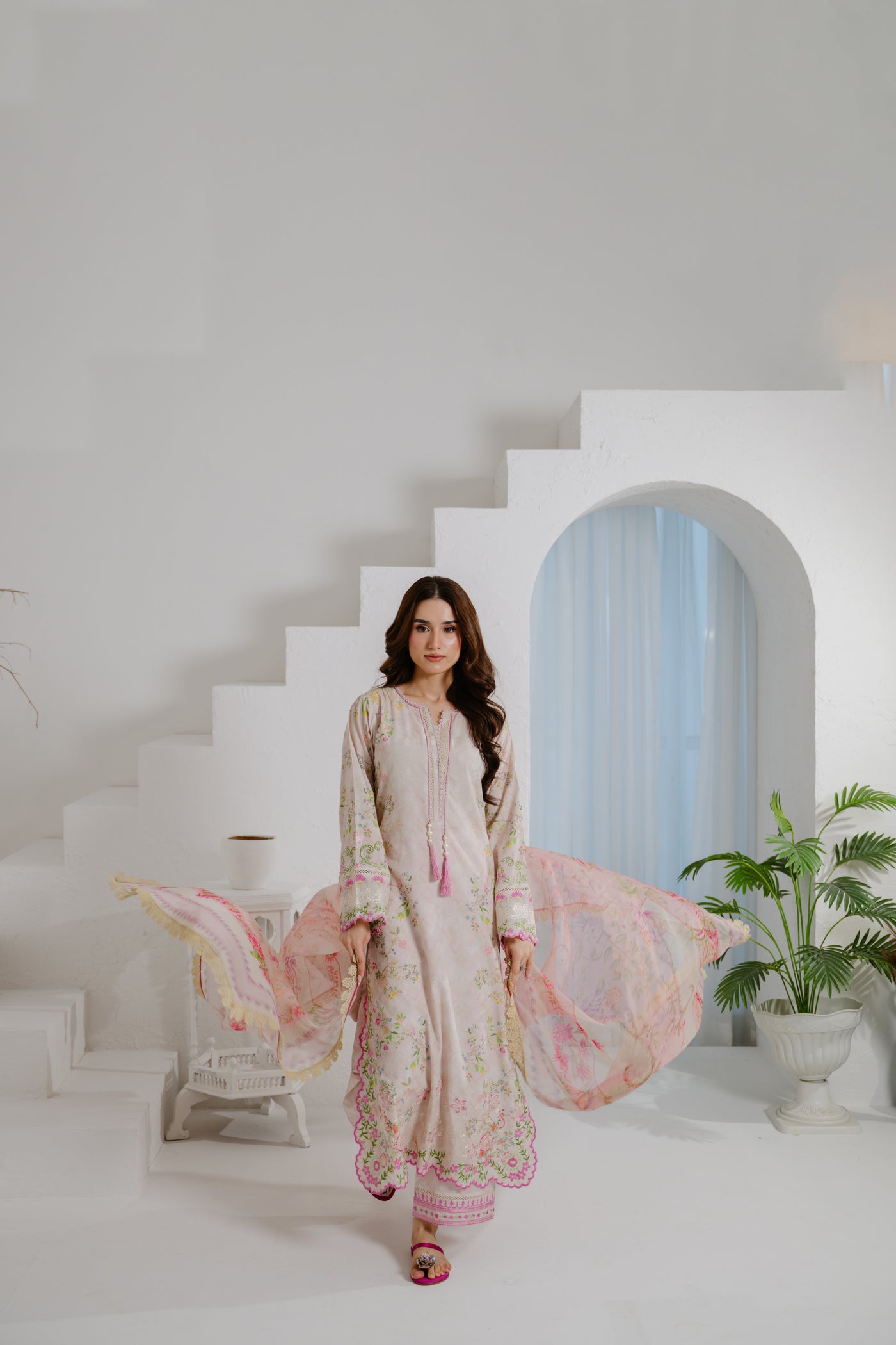 BLUSH PINK DUPATTA — 2