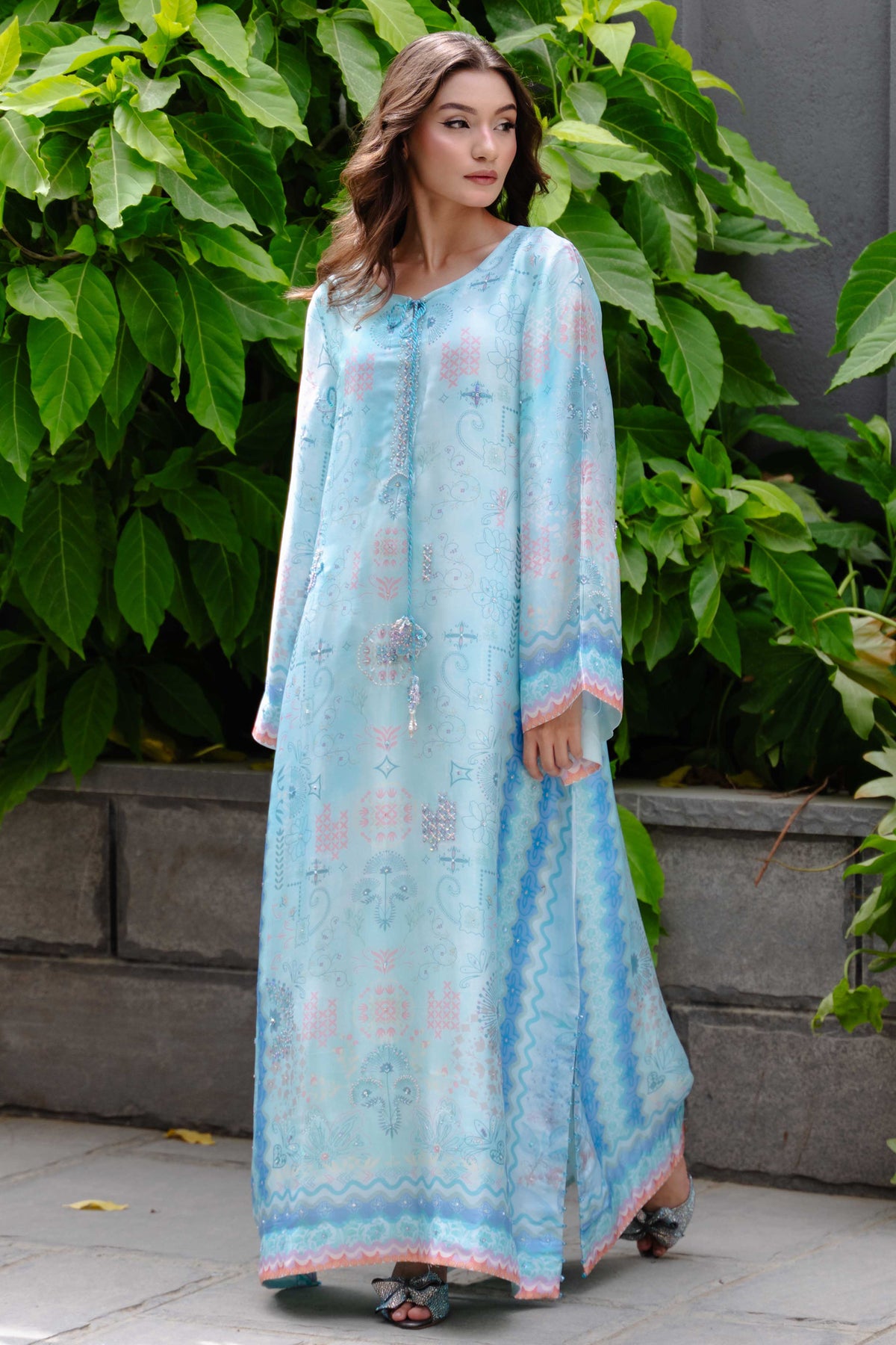 Ocean blue kaftan — 2