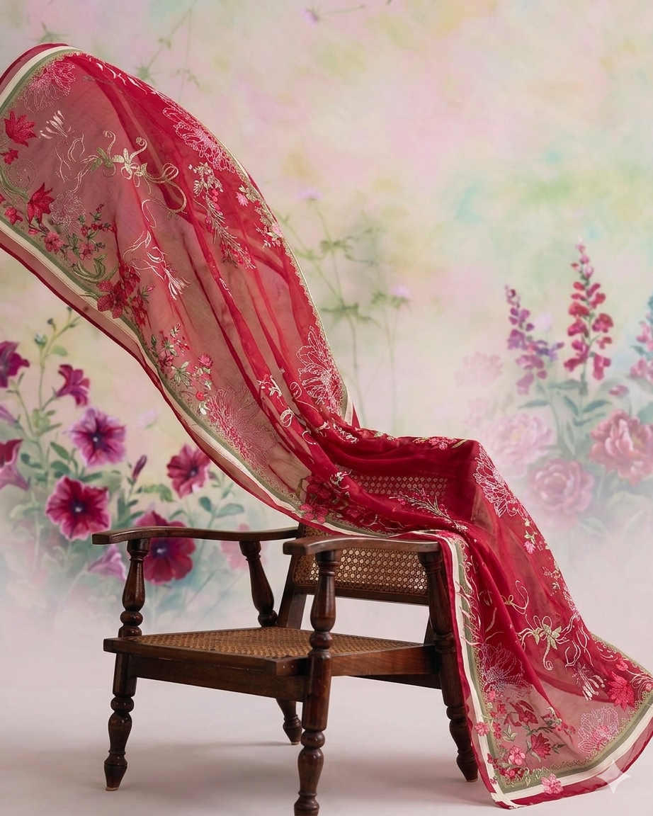 FLOWER DUPATTA