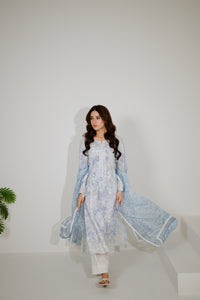 POWDER BLUE DUPATTA