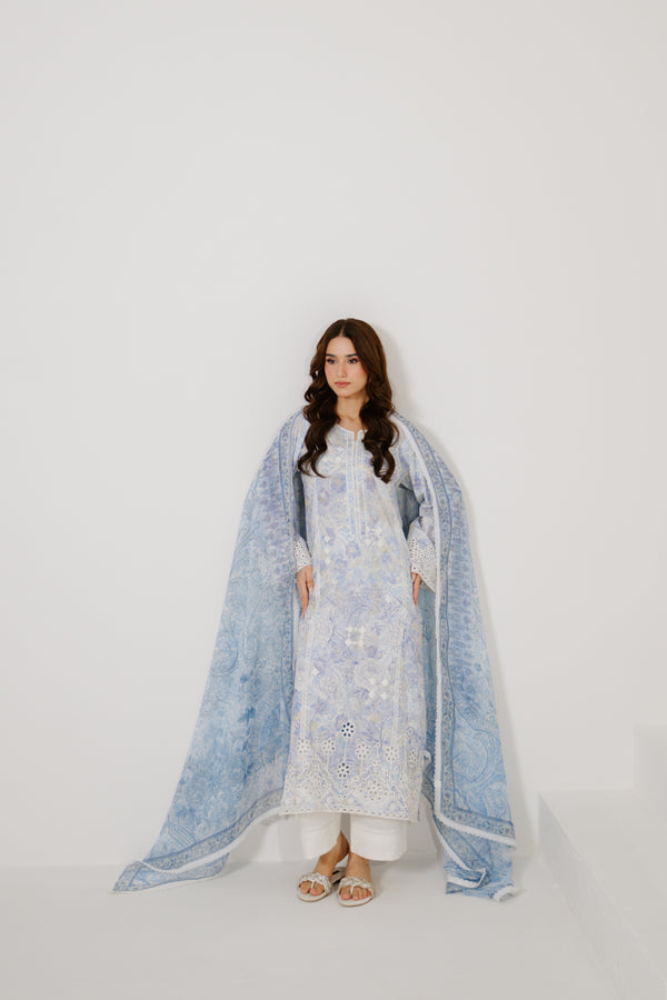 POWDER BLUE DUPATTA
